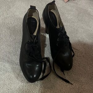 Frye Miranda Black Lace-Up Women's Booties